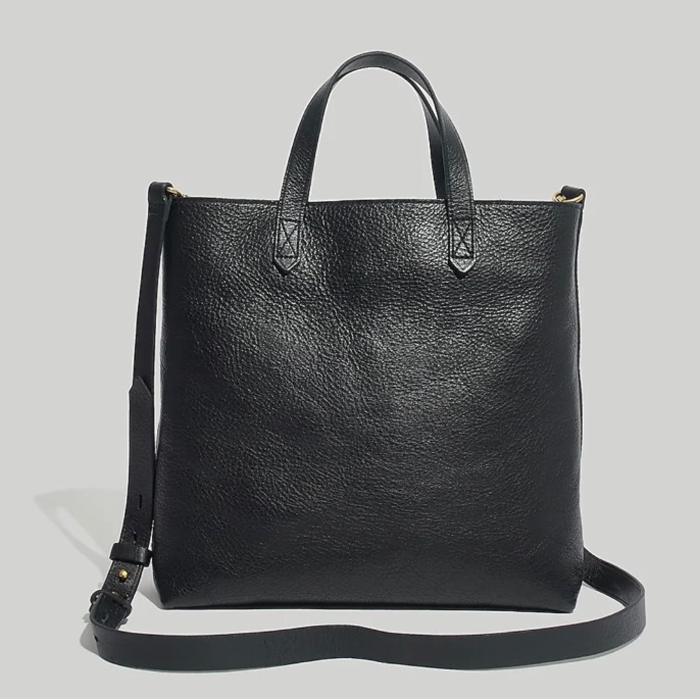 Madewell Zip-Top Transport Crossbody Leather Bag